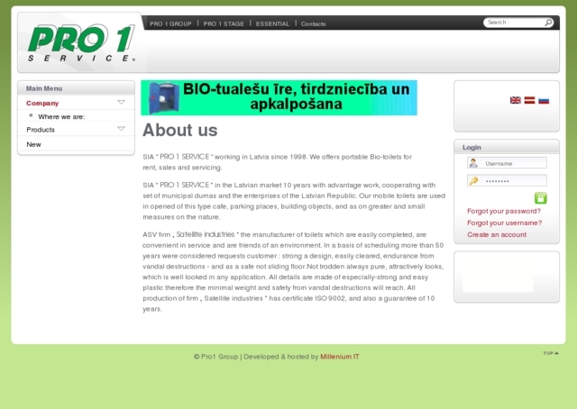 PRO 1 SERVICE, SIA
